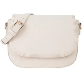 Valentino Samba Re Flap Bag Umhängetasche Synthetik Beige/Weiß