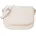 Flap Bag Umhängetasche Synthetik Beige/Weiß