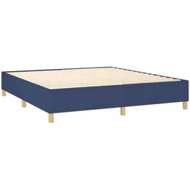 vidaXL Boxspringbett 180 x 200 cm Blau