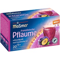 Meßmer Französische Pflaume 20 Teebeutel | Glutenfrei | Laktosefrei