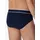 SCHIESSER Rio Slip unifarben blau XXL 6er Pack