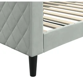vidaXL Tagesbett 100 x 190 cm Grau