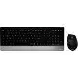 MediaRange Highline Wireless Tastatur DE Set schwarz (MROS105)