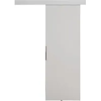 KIER FURNITURE Schiebetür Komplettset MALIBU 70, Schiebetür, Sliding Door, Innentüren Komplettset,Universal Tür, Türblatt Innen Weiß 76x205x1... - Weiß