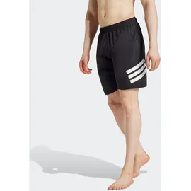adidas 3-Streifen 8-Inch Badeshorts Black/White S
