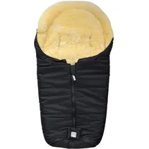 Kaiser Lammfell-FußsackNaadja für Babyschalen & Babywannen - black
