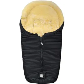 Kaiser Lammfell-FußsackNaadja für Babyschalen & Babywannen - black