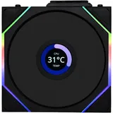 Lian Li Uni Fan TL LCD Wireless 120 RGB Reverse Blade, schwarz, LED-Steuerung, 120mm (12RTLLCD1W1B)