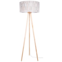 Spot-Light Stehleuchte Wohnzimmerlampe Beistelllampe Schlafzimmer, 3 Beine Birkenholz Tapete