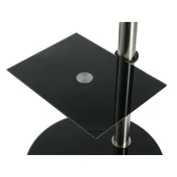 Cavus CAV-S21 AV Ablage für 60mm Säule, schwarz