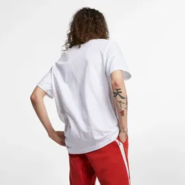 Nike Sportswear Club Kurzarm-T-Shirt White / Black 2XL Regular