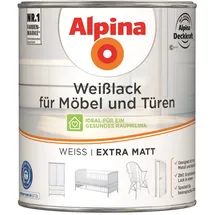 Alpina Weißlack für Möbel und Türen 750 ml extra matt