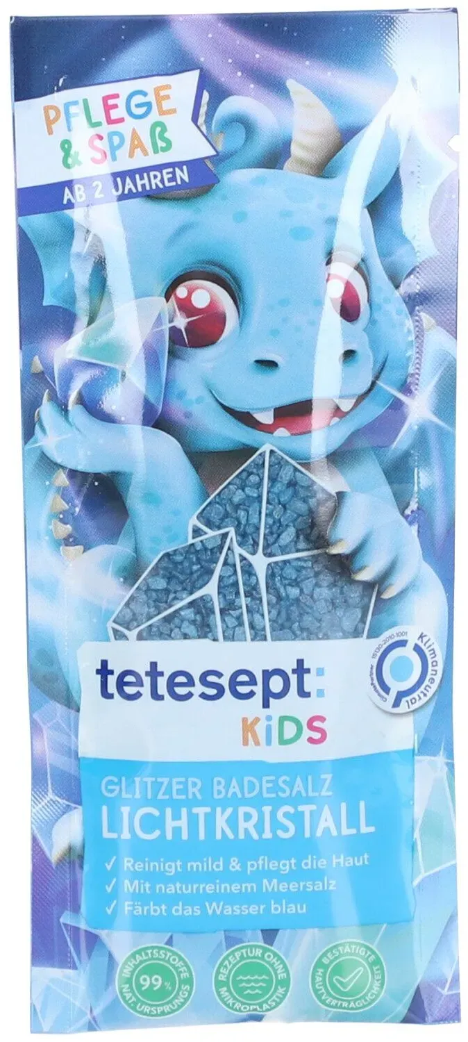 tetesept® Kids Glitzer Badesalz Lichtkristall