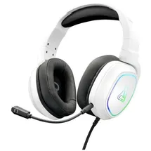 THE G-LAB - Korp Radium Gaming Headset mit abnehmbarem Mikrofon, Gaming Kopfhörer mit LED Licht, Gaming Kopfhörer mit Kabel Stereo Sound Bass 3.5mm, Kompatibel mit PS4/PS5/Xbox/Switch/PC