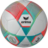 Erima Hybrid Lite 290g Leicht-Fußball fiery-coral/petrol 4