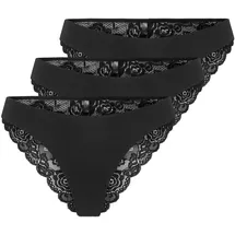 Only ONLCHLOE LACE BRAZIL 3 St. Schwarz 42