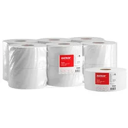 KATRIN Jumbo-Toilettenpapier Gigant S2 2-lagig, 12 Rollen