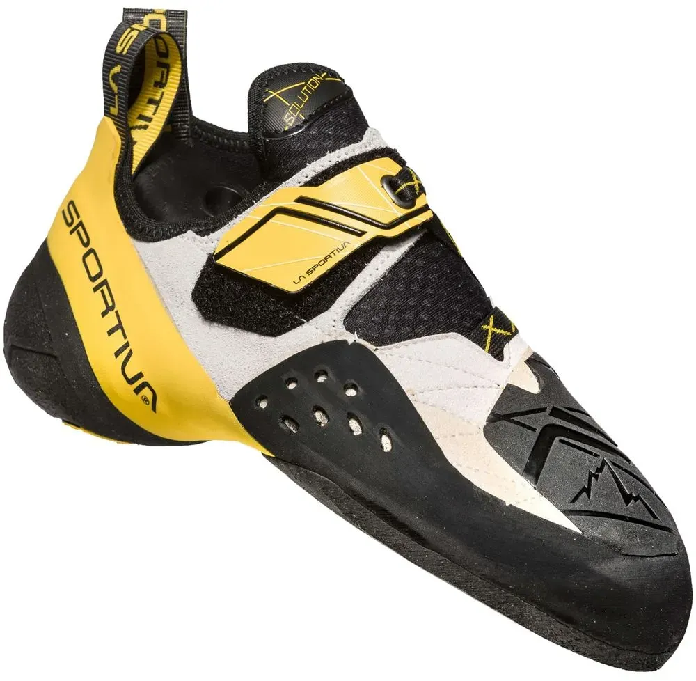 La Sportiva Solution - Kletterschuhe - 46 - white/yellow