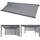 Proregal Seitenwand für Pergola 3x3 m 2,06 x 2,83 m Anthrazit