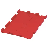 La-Ka-Pe Klappdeckel rot für Sichtlagerkasten B400xT300 mm VE 4