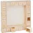 VBS DIY-Adventskalender Rahmen 36,5x36,5x6,5cm Beige