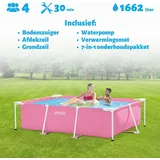 Intex – Schwimmbecken mit rechteckigem Rahmen – 220 x 150 x 60 cm – im Lieferumfang enthalten Accessoire CB97