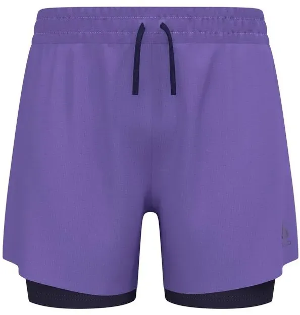 Odlo The Zeroweight 5-inch 2-in-1 Running Shorts 2.0 afterparty - eclipse (21129) S