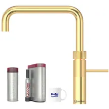 Quooker Fusion Square gold & PRO3 kochendes Wasser CUBE
