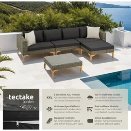 Tectake Konstanza Loungeset beige/grau