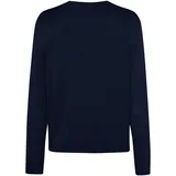 Maerz Muenchen V-Ausschnitt-Pullover Blau 54