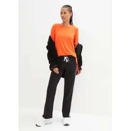 bonprix Sweathose Loose Fit Schwarz 3XL