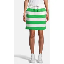 salzhaut Knielanger Rock (Midi) PASTÜRSCHE Damen Gestreift Offwhite/Apple Green L