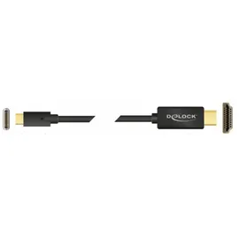 DeLock USB-C zu HDMI 4K 60 Hz 1 m Schwarz