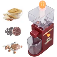 Erdnussbuttermaschine, 70–120 W Heim-Erdnussbuttermaschine, Elektrische Getreidemühle, Rutschfeste Sesamsaucenmühle, Nussbuttermaschine für Erdnüsse, Mandeln, Cashewnüsse,