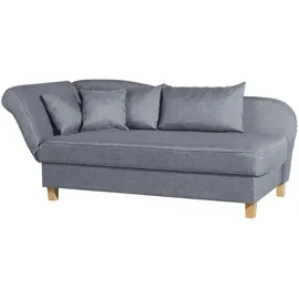 Max Winzer Recamiere Flachgewebe 3-Sitzer Blau