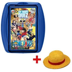 Top Trumps Quiz - One Piece + Stohhut Ruffy Quizspiel Wissensspiel