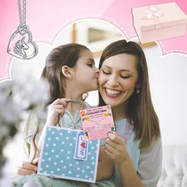 luxuskollektion Einhorn Kette Mädchen Einschulung Schulanfang