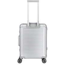 Travelite Next 4W Trolley With Front Bag S Silver