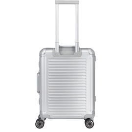 Travelite Next 4W Trolley With Front Bag S Silver
