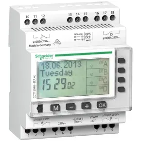 Schneider Electric CCT15940 Acti 9, IHP, 4C Jahreszeitschalter, 24 Stunden+7 Tage+Jahr