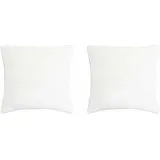 vidaXL KopfKissen 80 x 80 cm Weiß