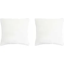 vidaXL KopfKissen 80 x 80 cm Weiß