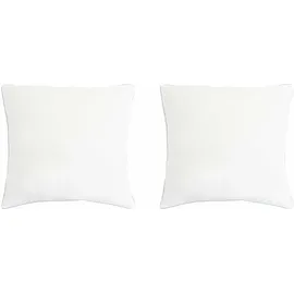 vidaXL KopfKissen 80 x 80 cm Weiß