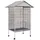 dehner lieblinge Vogelvoliere Hammer Blow, ca. B90/H176/T60 cm, Grau