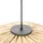 LINDBY Ilajus 1-flg. Ø62 cm Holz hell
