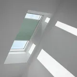 VELUX Wabenplissee Blassgrün 1168, PK08 1168KWL (Farbe: - 1168KWL, Farbe Schiene: