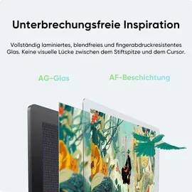 xppen Artist 24 Pro (Gen2) 165Hz Grafiktdisplay+ 2 Stk. X3 Stift, 24 Zoll Grafiktablett - Schwarz