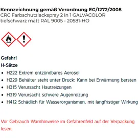 CRC Galvacolor Tiefschwarz 0,5 l