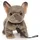 Uni-Toys Französische Bulldogge mit Leine grau HT-30145