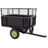 Baumarktplus Rasentraktor Anhänger Kippanhänger 300 kg kippbar mit Kupplung